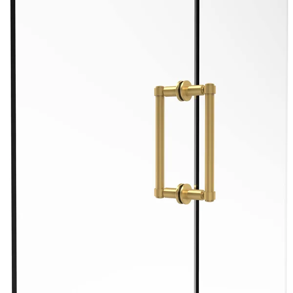 Allied Brass 405-8BB-PB Contemporary 8 inch Back to Back Shower Door Pull - Polished