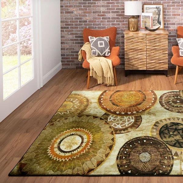 Mohawk Home Armindale Brown Area Rug - 2& x 10&