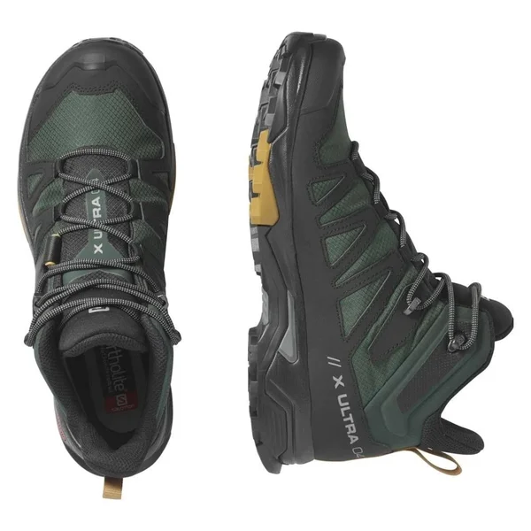 Salomon x Ultra 4 Mid GTX Boots - Men's Green Gables/black/cumin