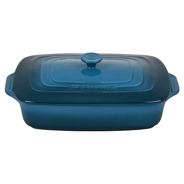 Le Creuset 3.5 qt. Covered Rectangular Casserole - Deep Teal