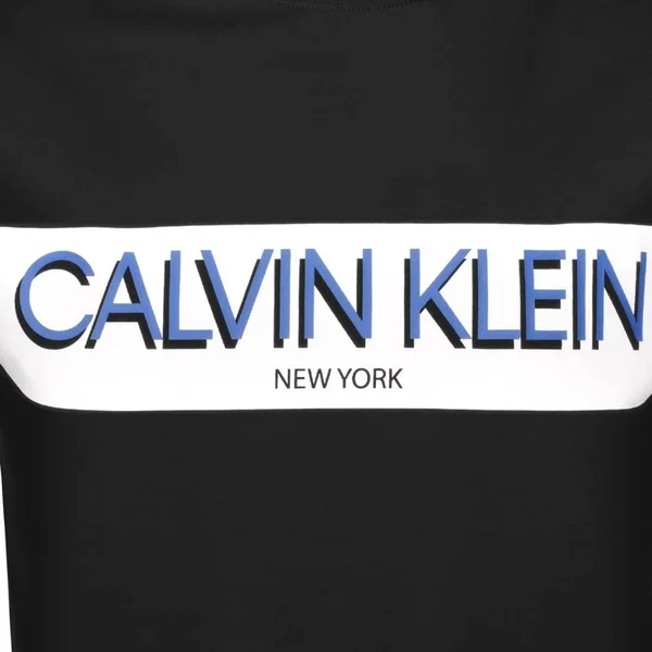 Calvin Klein Stripe Logo Cotton-jersey T-Shirt