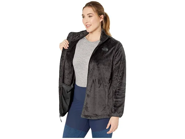 The North Face Women's Plus Osito Jacket - 1x - Asphalt Grey
