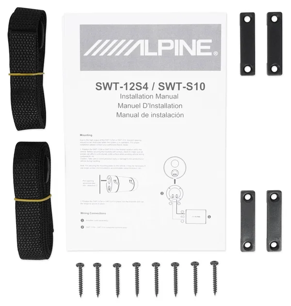 Alpine SWT-S10 10-Inch Bass Subwoofer Tube