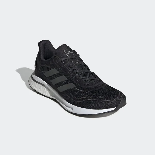 Adidas Women's Supernova Running Shoe Black/Grey/Metallic Silver - 9.5