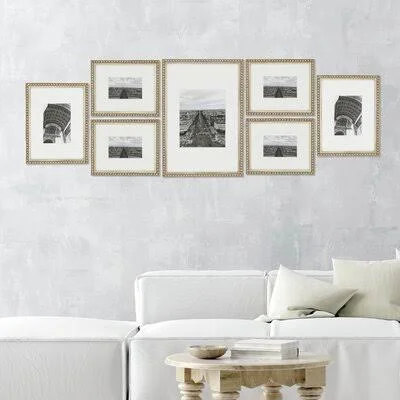7 Piece Letona Picture Frame Set Canora Grey Color: Silver