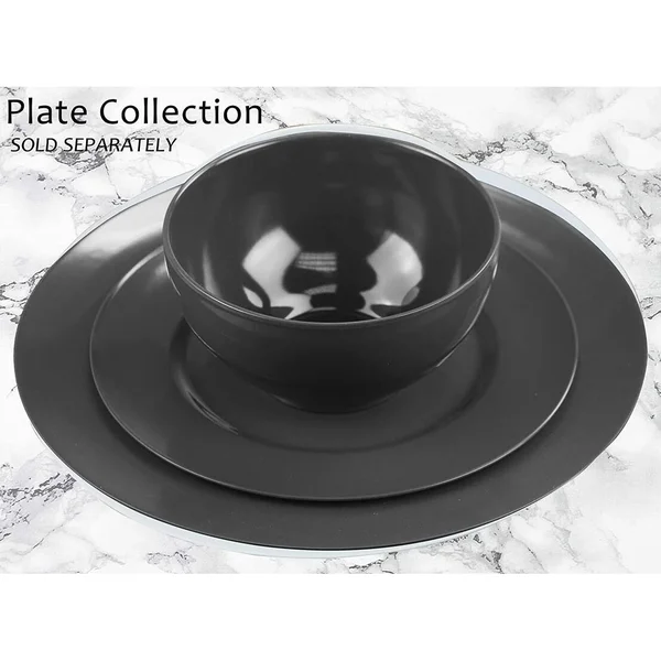 Reston Lloyd 71110SET Melamine Dinner PLATE, Gray