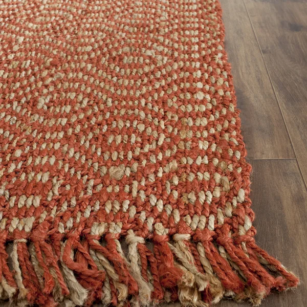 Safavieh Natural Fiber Rust (Red) Area Rug; 6& x 9&