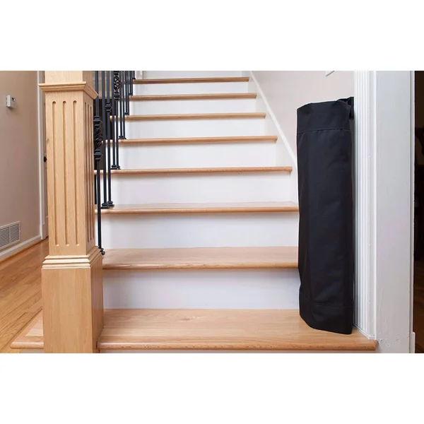 The Stair Barrier 36 to 43x22 Retractable Banister Wall Fabric Baby Pet