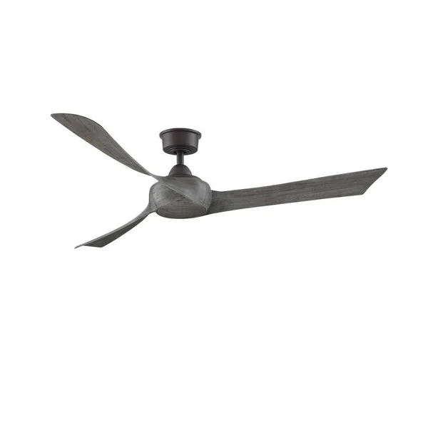 Fanimation Wrap Custom Matte Greige 60-in Indoor/Outdoor Ceiling Fan (3-Blade), FPD8530GR-60WE