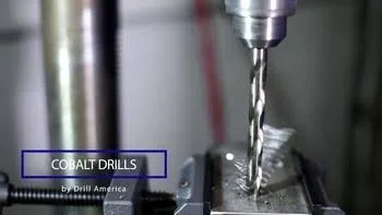 61/64x22 Reduced Shank Cobalt Drill Bit - 1/2x22 Shank, Drill America