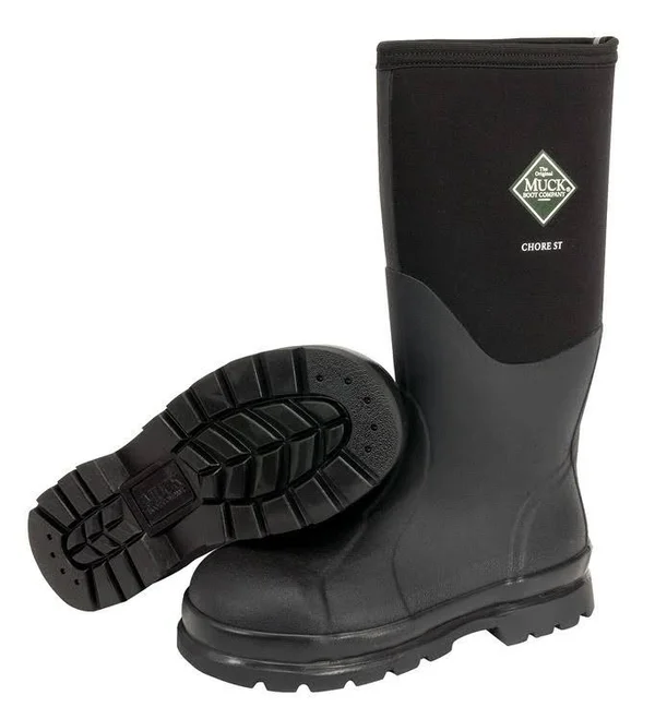 Muck - Chore Steel Toe Boot, Black 9