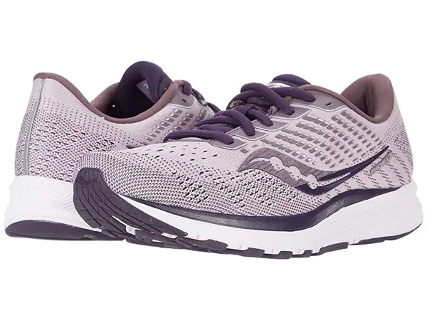 Saucony Women's Ride (Wide) 13 Blush-Dusk - 10