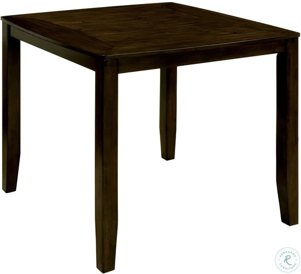 Chandler Dark Oak 5 Piece Counter Height Table Set