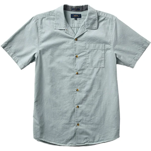 Roark Revival Well Worn Organic Cotton Shirt - Men's Slate Blue - XL