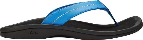 Olukai &Ohana Women's Flip Flops Ocean Blue, Black - 5