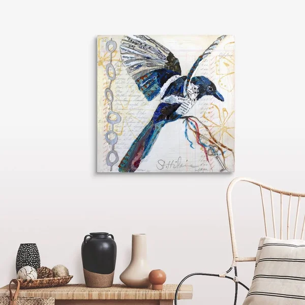 Happy Bird II - Canvas Wall Art, 30x30, Great Big Canvas