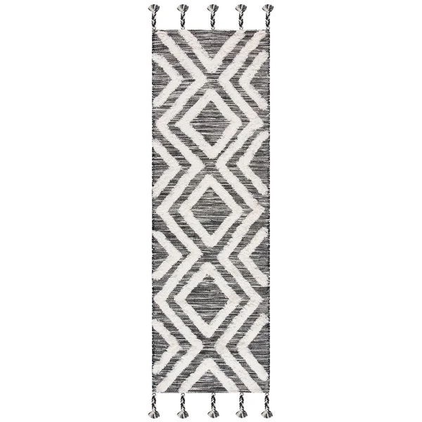 Safavieh Kenya Rug Collection KNY331Z - Black, Ivory - 4& x 6&