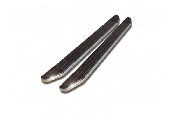 Black Horse Off Road Premium Running Boards in Black/Chrome - RTYHG-BC-14