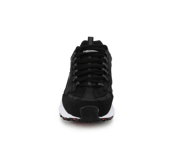 Skechers Mens Stamina Cutback Black Red Size 7.5, Men's