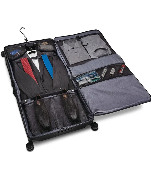 Samsonite Obsidian Black Silhouette 16 Duet Spinner Garment Bag - 22.25" x 22.5" x 11.75"