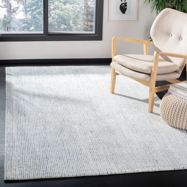 Safavieh 5& x 8& Abstract ABT470M Ivory - Blue Rug