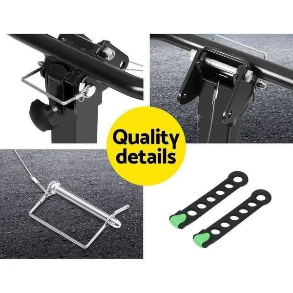 Giantz Bike Carrier 4 Bicycle Car Rear Rack Hitch Mount 2x22 Towbar Foldable Steel