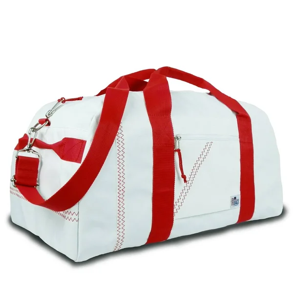 Large Square Duffel Red