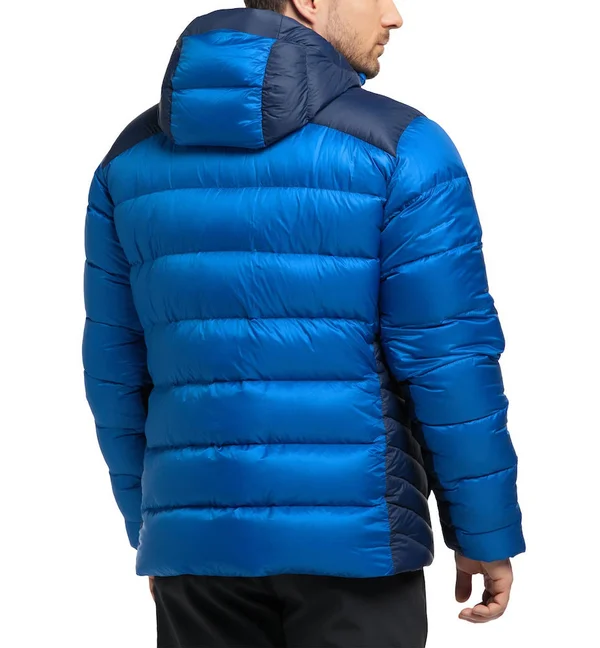 Haglofs Mojo Down Hooded Jacket - Blue - Medium