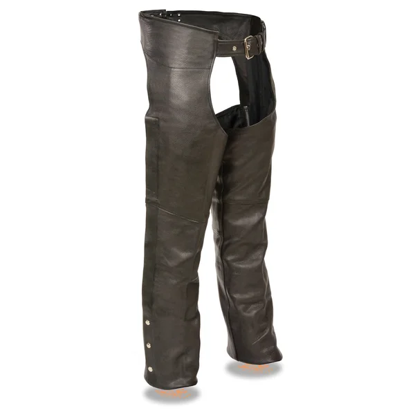 Milwaukee Leather Mens Fully Lined Naked Cowhide Chaps Black - Men's, Size: Small