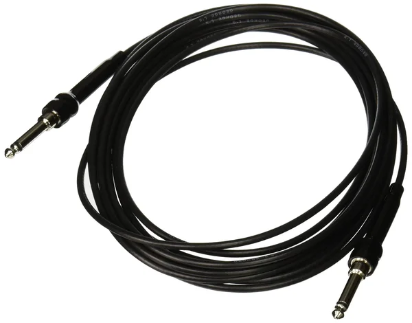 George L&s 155 Guage Cable with Straight Plugs (Black - 20 Foot)