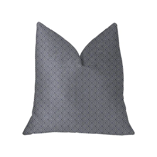 Plutus Daydream Blue and Beige Luxury Throw Pillow 26x22L x26x22W
