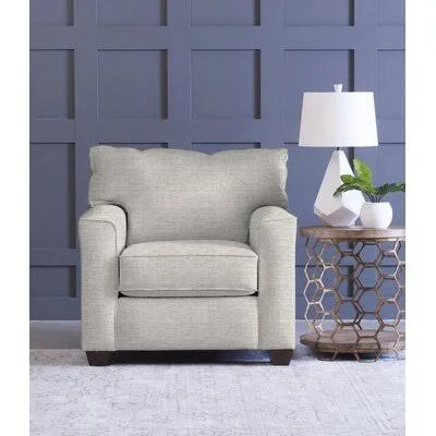 Wayfair Custom Upholstery Sustain Krass Indigo Lesley Accent Chair