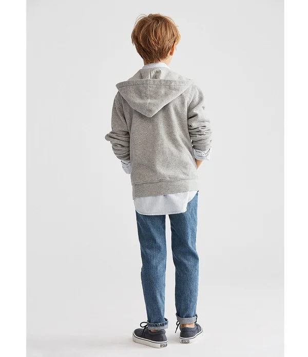 Polo Ralph Lauren Little Boys Full Zip Hoodie - Black 5