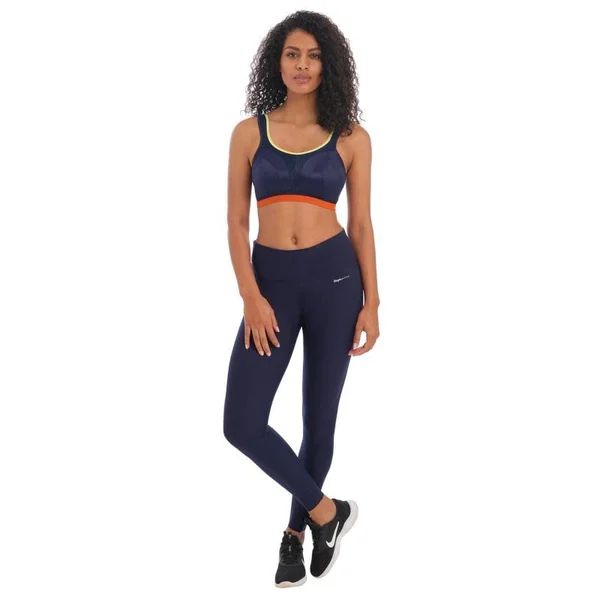 Freya Dynamic Soft Cup Sports Bra Blue, AC4014NSE, Poinsettia - 30HH Navy Spice