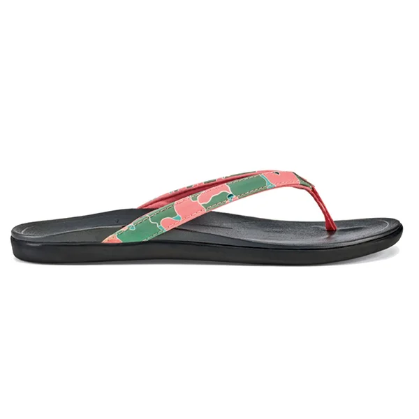 Olukai Women's Ho&opio Ae&o Sandals Kalo/Dark Shadow Size - 7