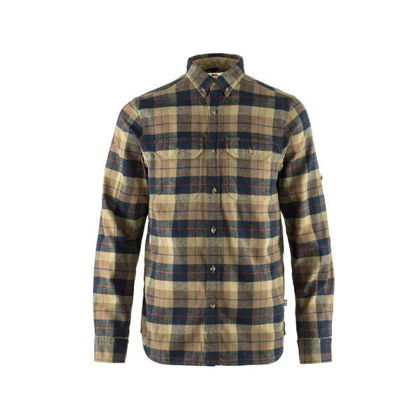 Fjallraven Men's Singi Heavy Flannel Shirt - 2XL - Dark Sand