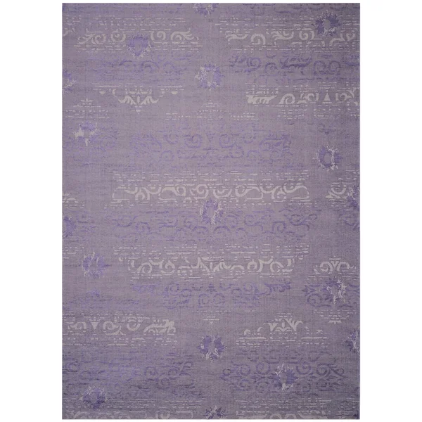 Safavieh Pal129-7973 Palazzo Purple - Light Grey Area Rug - 8& x 11&