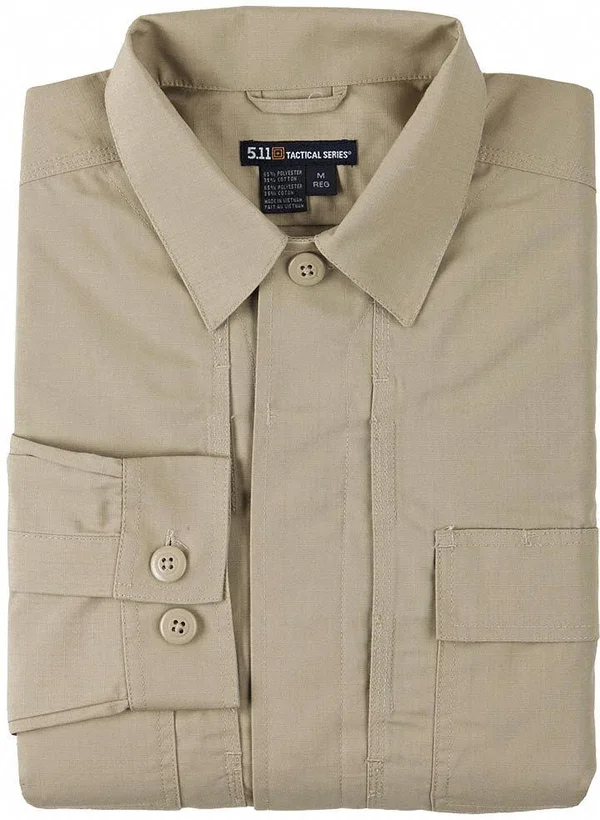 5.11 Tactical Ripstop TDU Long Sleeve Shirt TDU Khaki Xs