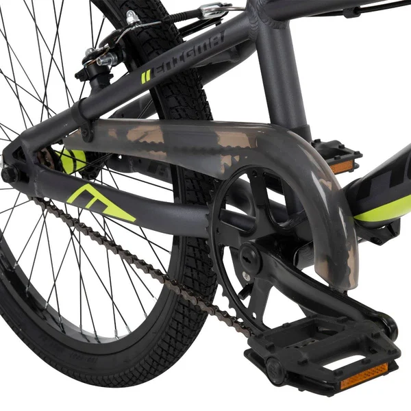 Huffy Enigma 20 inch BMX Bike, Aluminum Frame, Race Style, Matte Black