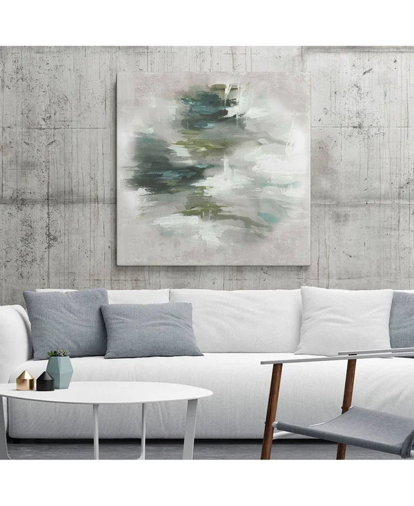 CLICART 20 in. x 20 in. Sunset Glow II by Pi Studio Wall Art, White/ Grey