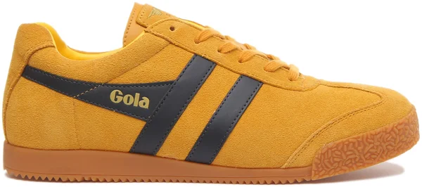 Gola Harrier Sun Navy Gum Mens Suede Trainers, 11 UK