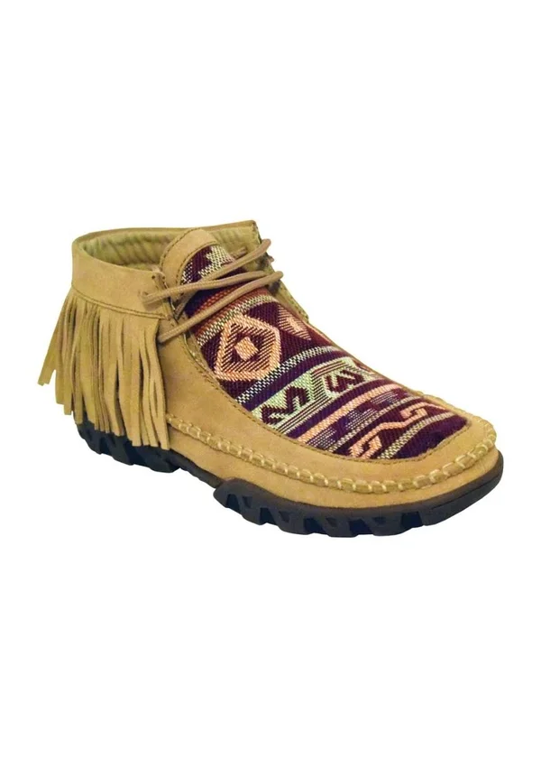 Zoey Addison Ladies Maya Causal Boots - Tan - Size 8B, Women's
