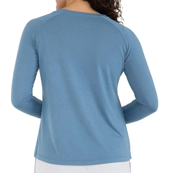Free Fly Women's Bamboo Weekender Long Sleeve Willow Green - XL
