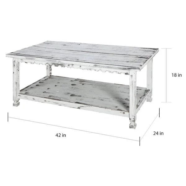 Alaterre Country Cottage Coffee Table - Red
