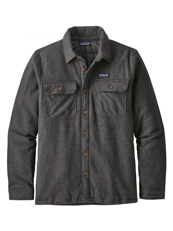 Patagonia Insulated Fjord Flannel Jacket - Men's Forge Grey - L