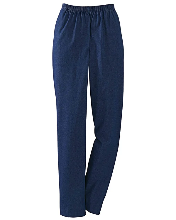 Alfred Dunner Pull-On Pants, Denim, 16