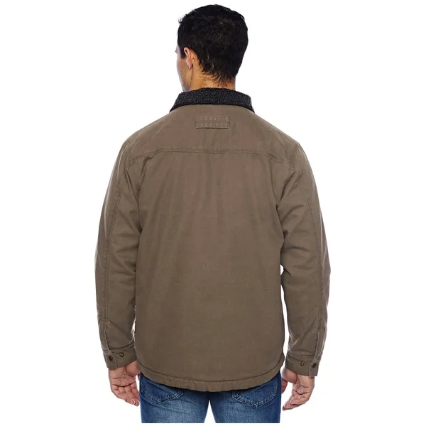 Dri Duck 5037 Endeavor Canyon Cloth Canvas Jacket with Sherpa Lining Field Khaki S