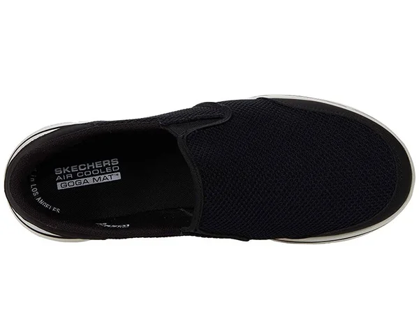 Skechers Men's GOwalk 5 - Beeline Walking Shoes - Black/White, 8.0
