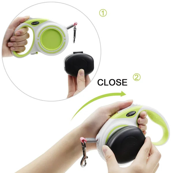 Dogness Smart Retractable Dog Leash Kit - Forest Green, X-Large