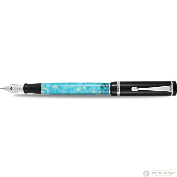 Conklin Duragraph Fountain Pen - Turquoise Nights - Fine